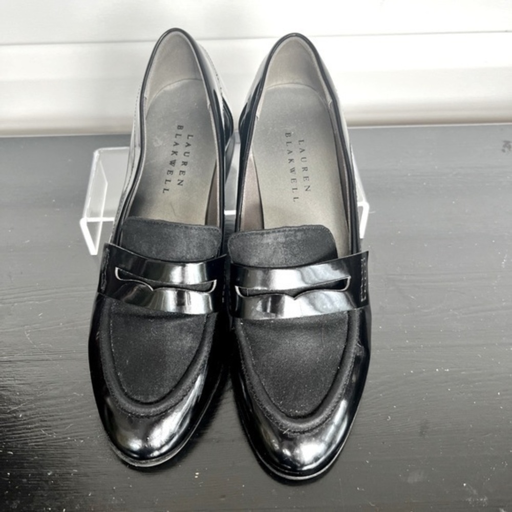 Lauren Blackwell Black Loafers‎